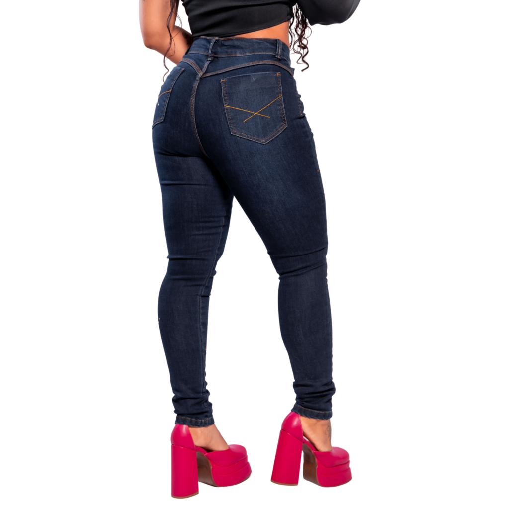 Calça Jeans Destroyed Feminina Casual