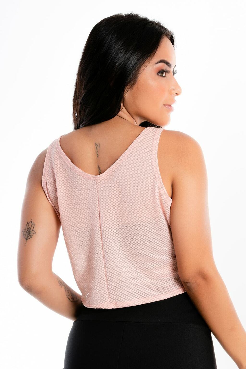 Blusa Tela Rose Feminina | REF: LX294