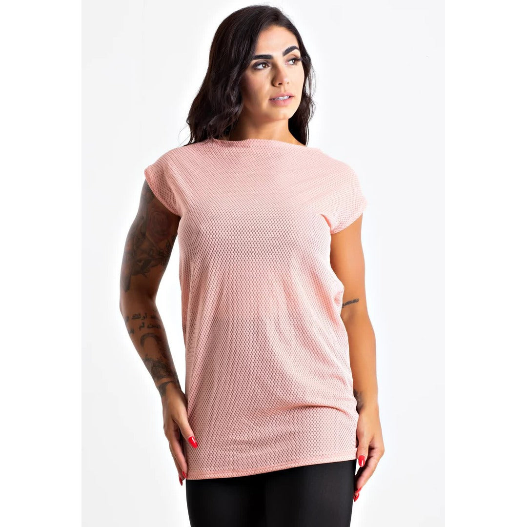 Blusa Fitness Lilás Manga Curta | REF: BLMC1