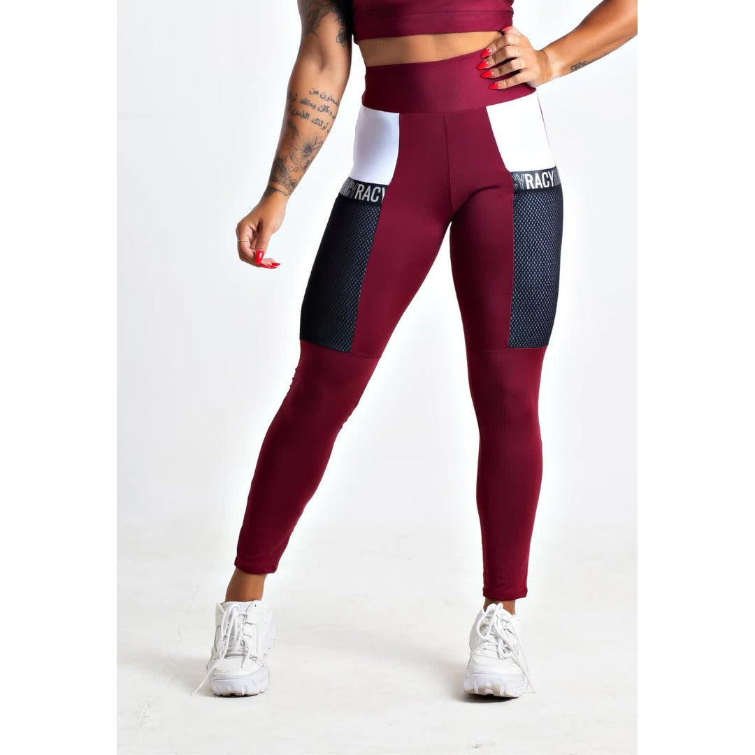 Calça Legging Cintura Alta  com Bolso e Elástico | CLGA8