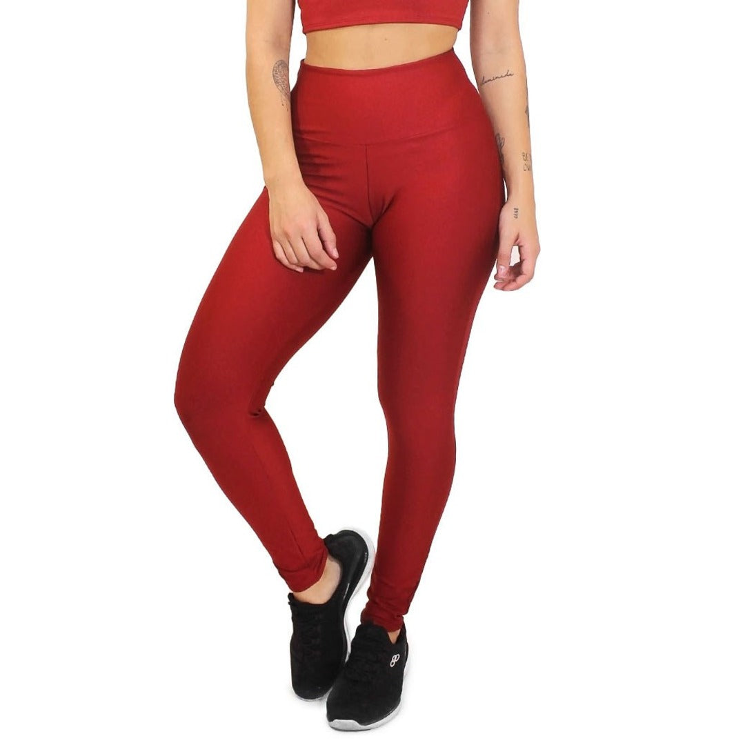 Calça Lisa Vermelha Legging | REF: LC4