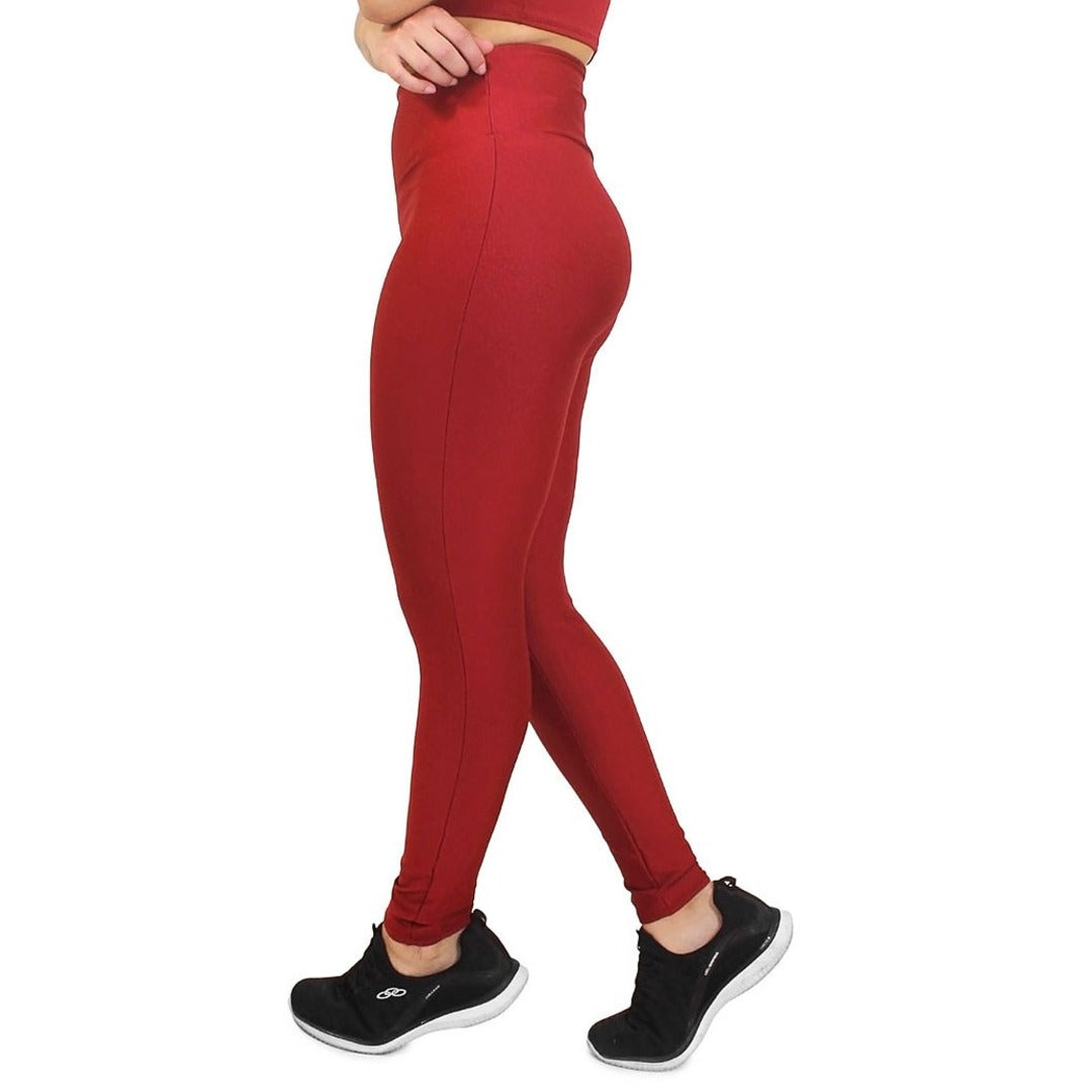 Calça Lisa Vermelha Legging | REF: LC4