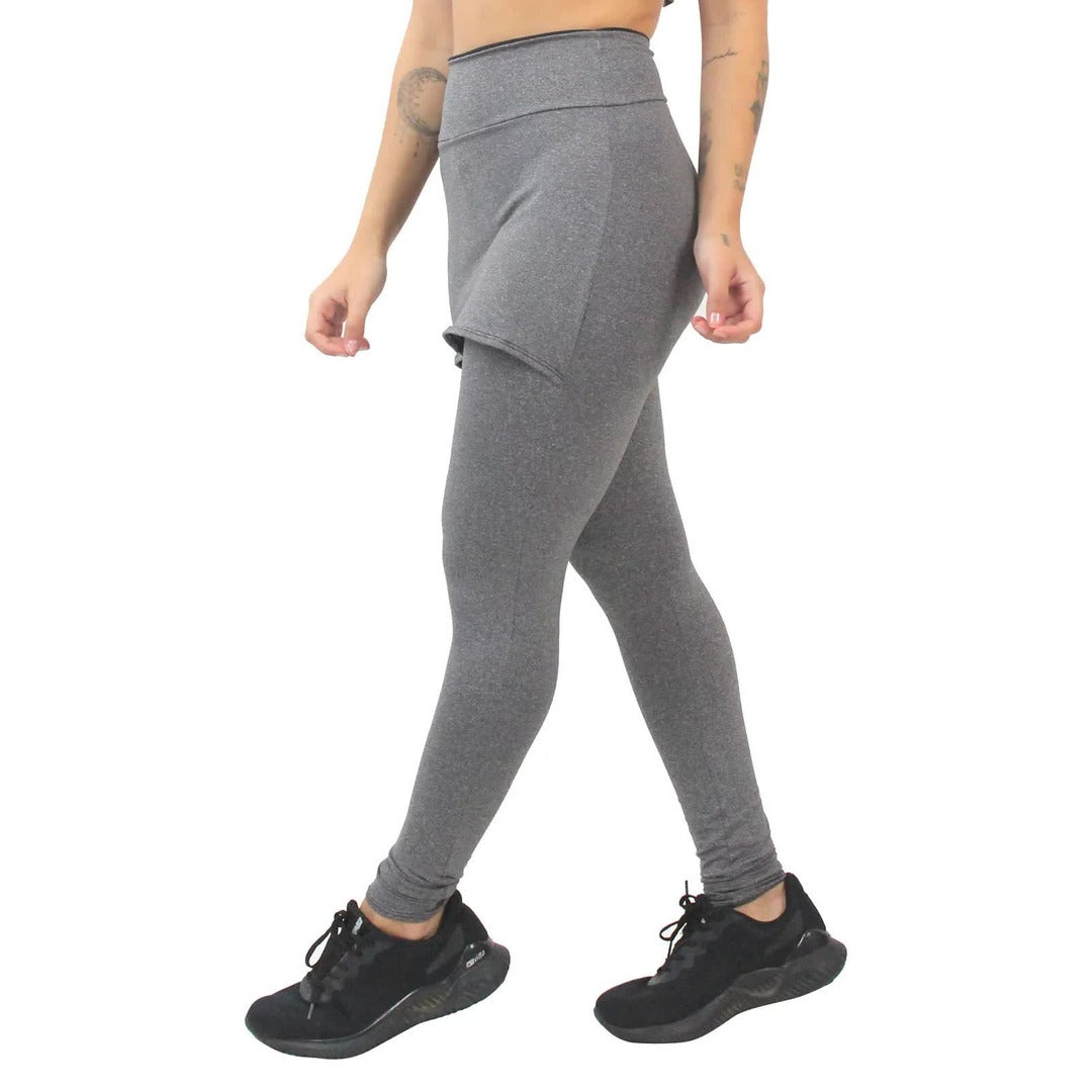 Calça Saia Mescla Legging Fitness | REF: LX168