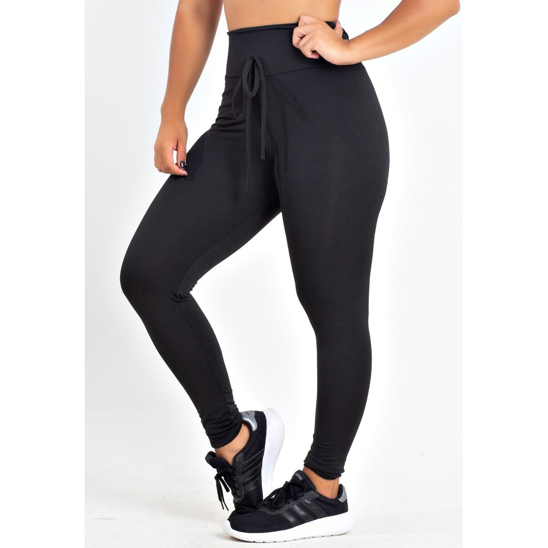 Calça com Cadarço Legging Lisa | REF: LX198