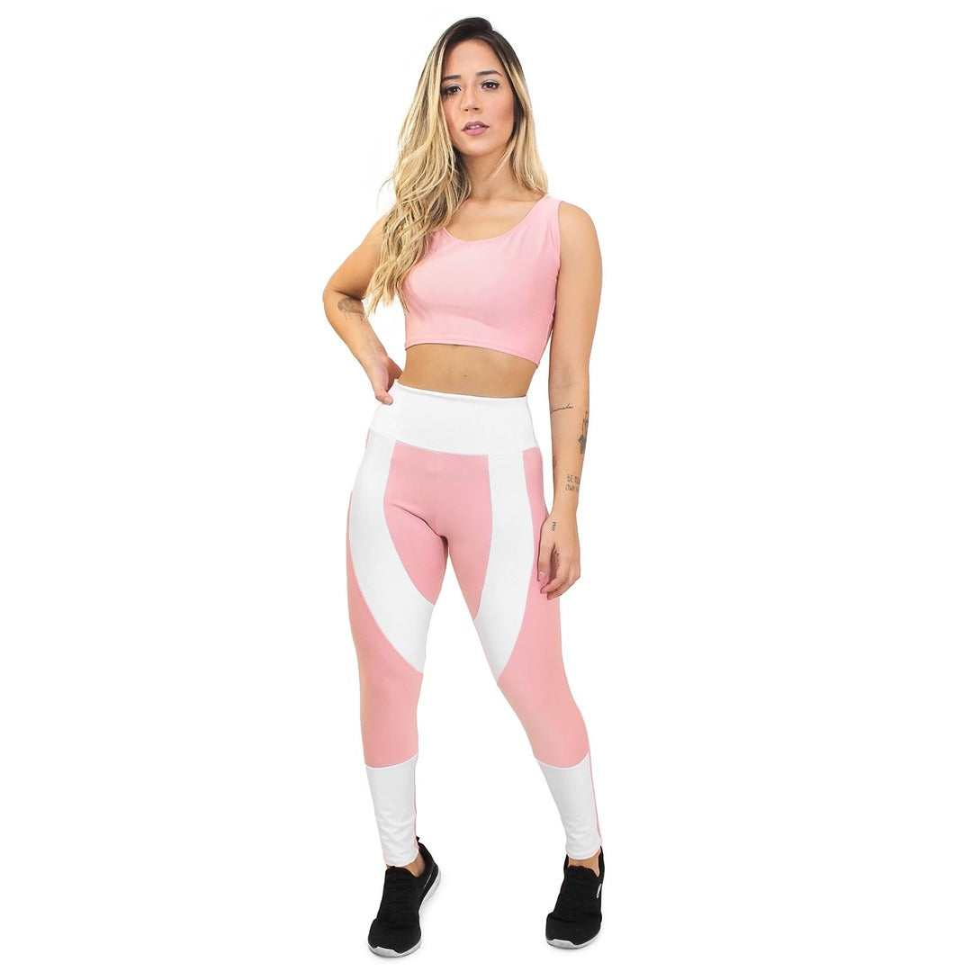 Conjunto Calça Legging e Cropped Candy Power | REF: LX30