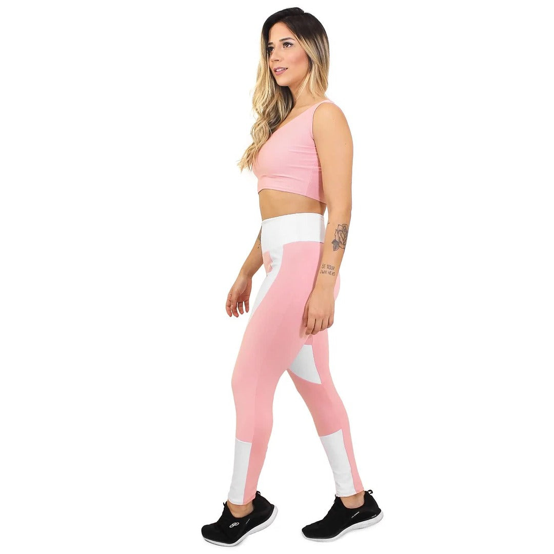 Conjunto Calça Legging e Cropped Candy Power | REF: LX30