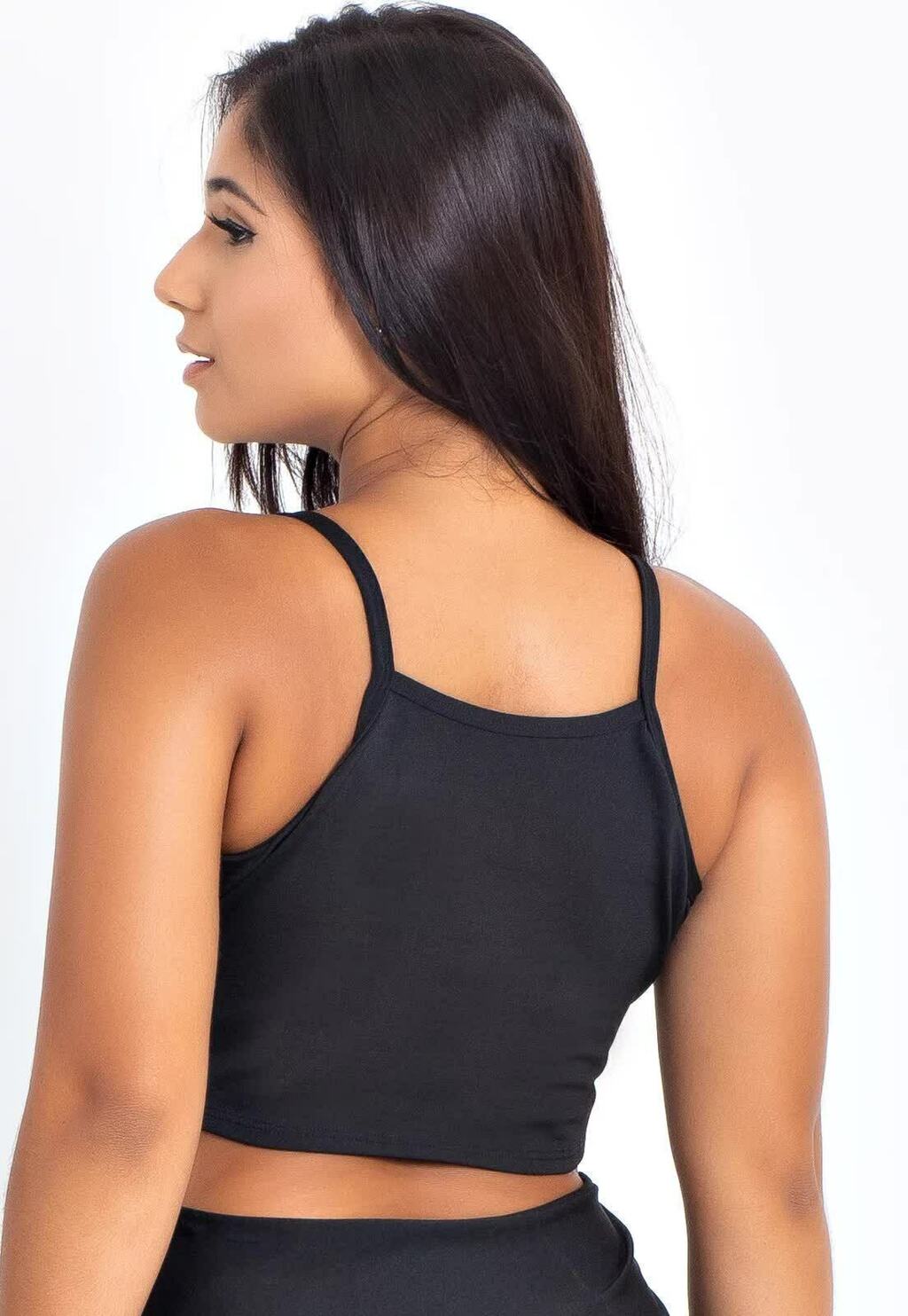 Cropped Fitness Detalhe Transparente Cropped | REF: LX118