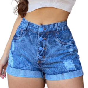 Short Jeans Feminino Cintura Alta: o jeans que você ama.