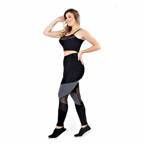 Conjunto Calça Legging Detalhe Cinza Aço Cropped Detalhe Busto | REF: LX124 1 978e3c697a2ffe10451f2c38b933bdac b2c5c7e050df73f05517558150691190 1024 1024 1
