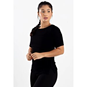 Blusa Lisa Manga Curta Metamorfose Lilás | MTF40