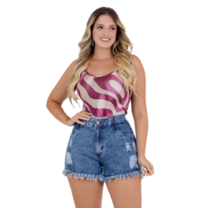 Shorts Jeans Femininos Destroyed: Estilo Desfiado 321025