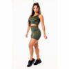 Conjunto Short Verde Militar Cintura Alta + Cropped Regata com Detalhes em Vivo Branco | REF: CSV12 3 ce27654c9c186e379c3ec5546f32248a 7d1367e1554ed46d0917558156561357 1024 1024 1