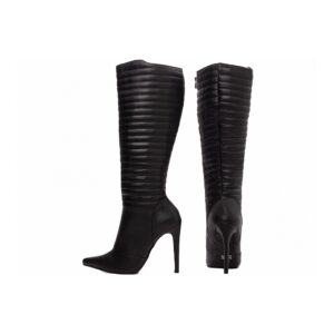 Bota Bico Fino Salto 12 Cano Alto