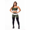Conjunto Calça Legging Levanta Bumbum Preta com Verde Militar e Branco Cintura Alta e Cropped Alcinha | REF: CSV17 2 fcc1a2e0b9a49f3cac10c1fd89940939 6250b7a544ec45243417558151490132 1024 1024 1
